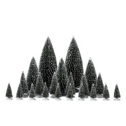 Lemax Assorted Pine Trees (21 Pieces)