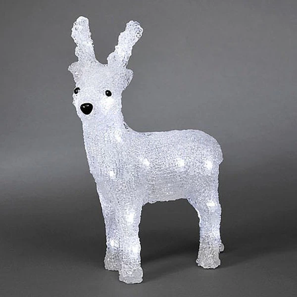 Konstsmide Acrylic LED Reindeer 23cm 1 Konstsmide Acrylic LED Reindeer 23cm