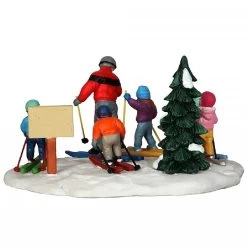 Lemax Ski School -Tinsel Nest Sales Store 790676 3