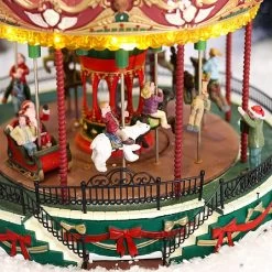 Lemax Santa Carousel -Tinsel Nest Sales Store 846077 2