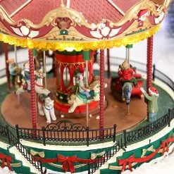 Lemax Santa Carousel -Tinsel Nest Sales Store 846077 3