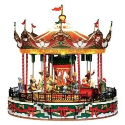 Lemax Santa Carousel -Tinsel Nest Sales Store 846077 4