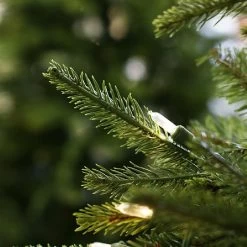 National Tree Company 6.5ft Pre-Lit Weeping Spruce Feel-Real Artificial Christmas Tree -Tinsel Nest Sales Store 850510 3