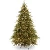 National Tree Company 7.5ft Pre-Lit Weeping Spruce Feel-Real Artificial Christmas Tree