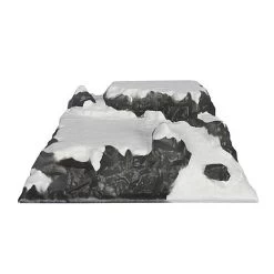 Christmas Village Mini Ski Run Display Base 39 X 38cm