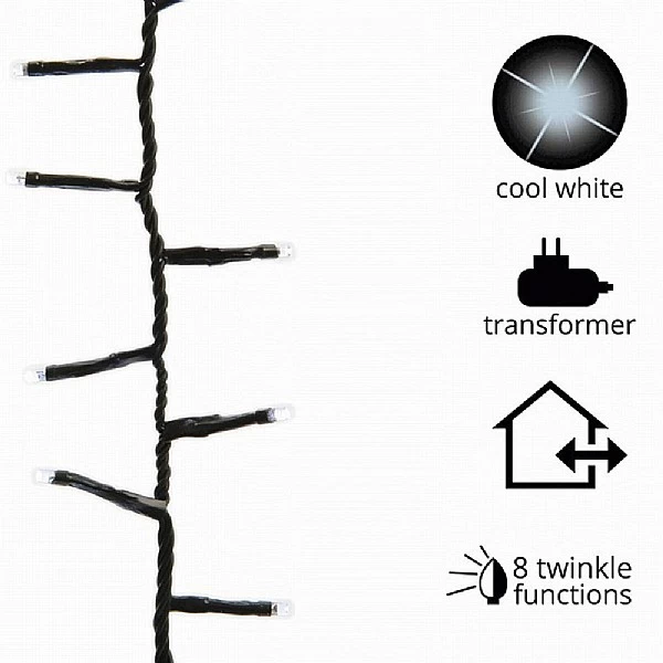1000 Cool White LED Compact Lights (Green Cable) 2 1000 Cool White LED Compact Lights (Green Cable) - Image 2