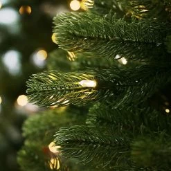 National Tree Company 6.5ft Pre-Lit Lakewood Spruce Feel-Real Artificial Christmas Tree -Tinsel Nest Sales Store 941249 2