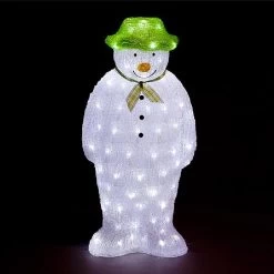 The Snowman Ice White LED Acrylic Figure 55cm