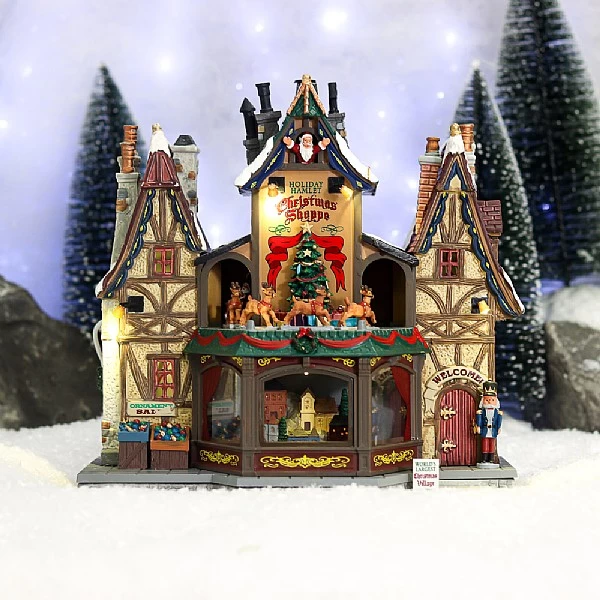 Lemax Holiday Hamlet Christmas Shoppe 1 Lemax Holiday Hamlet Christmas Shoppe