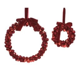 Decoris Bell Wreath Red (Various Sizes)